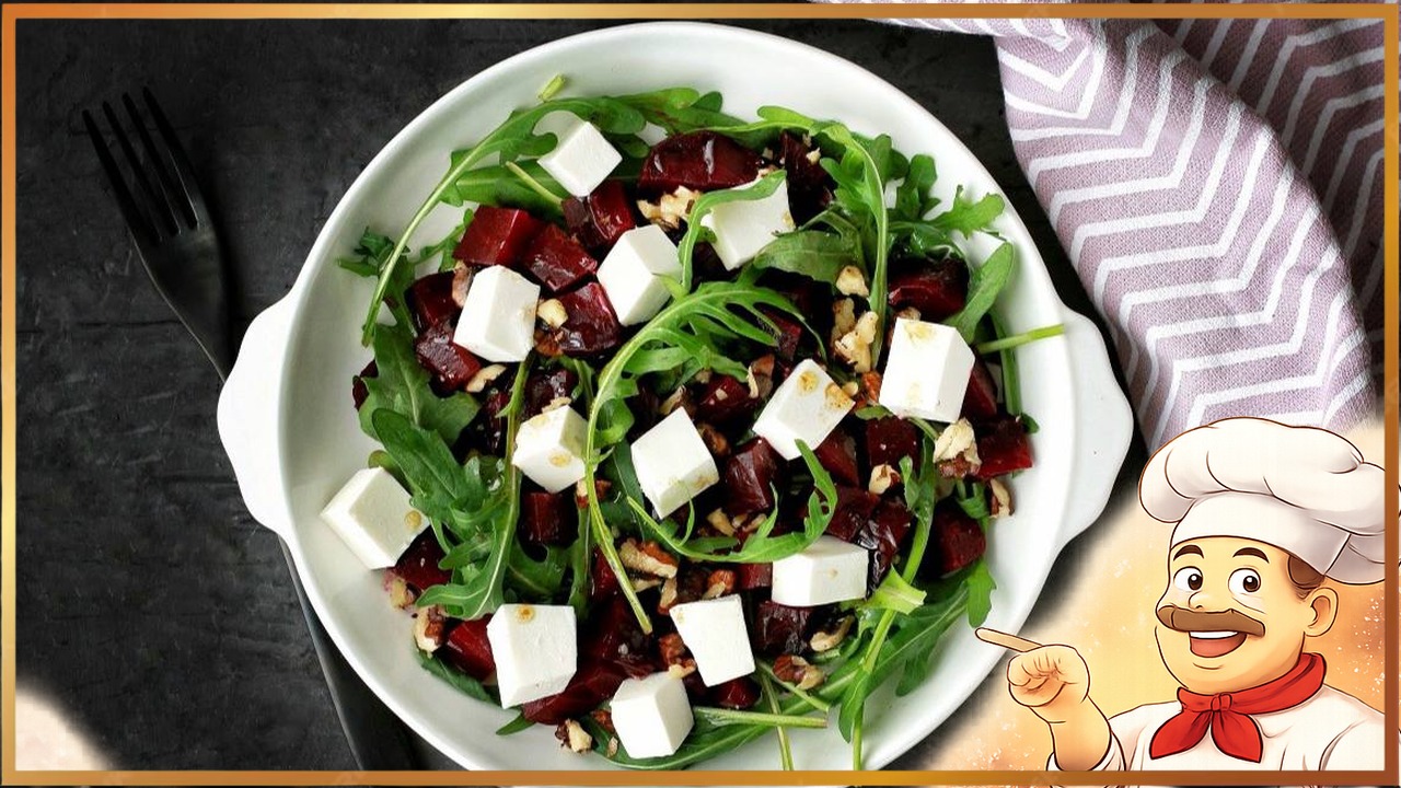 Салат из свеклы с фетой