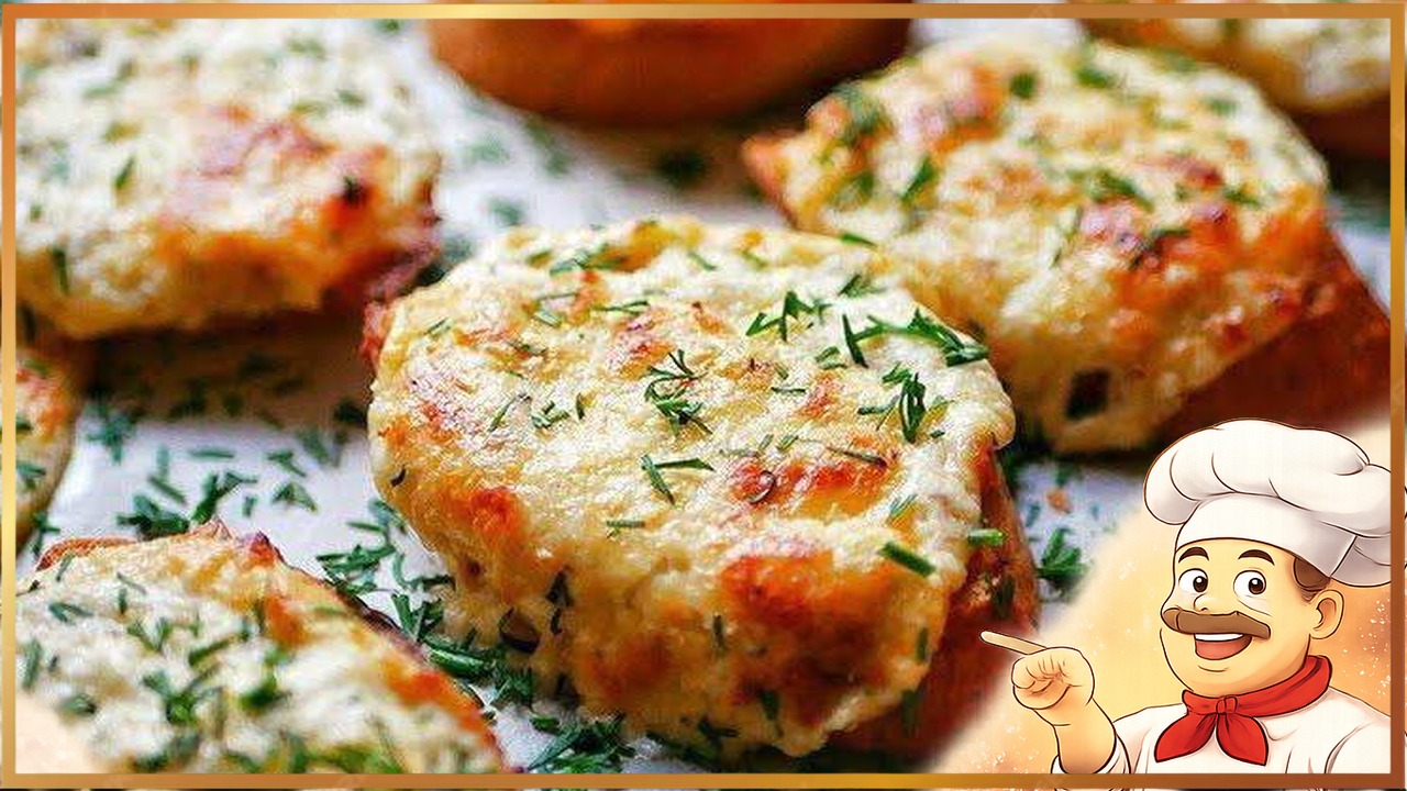 Сырные гренки