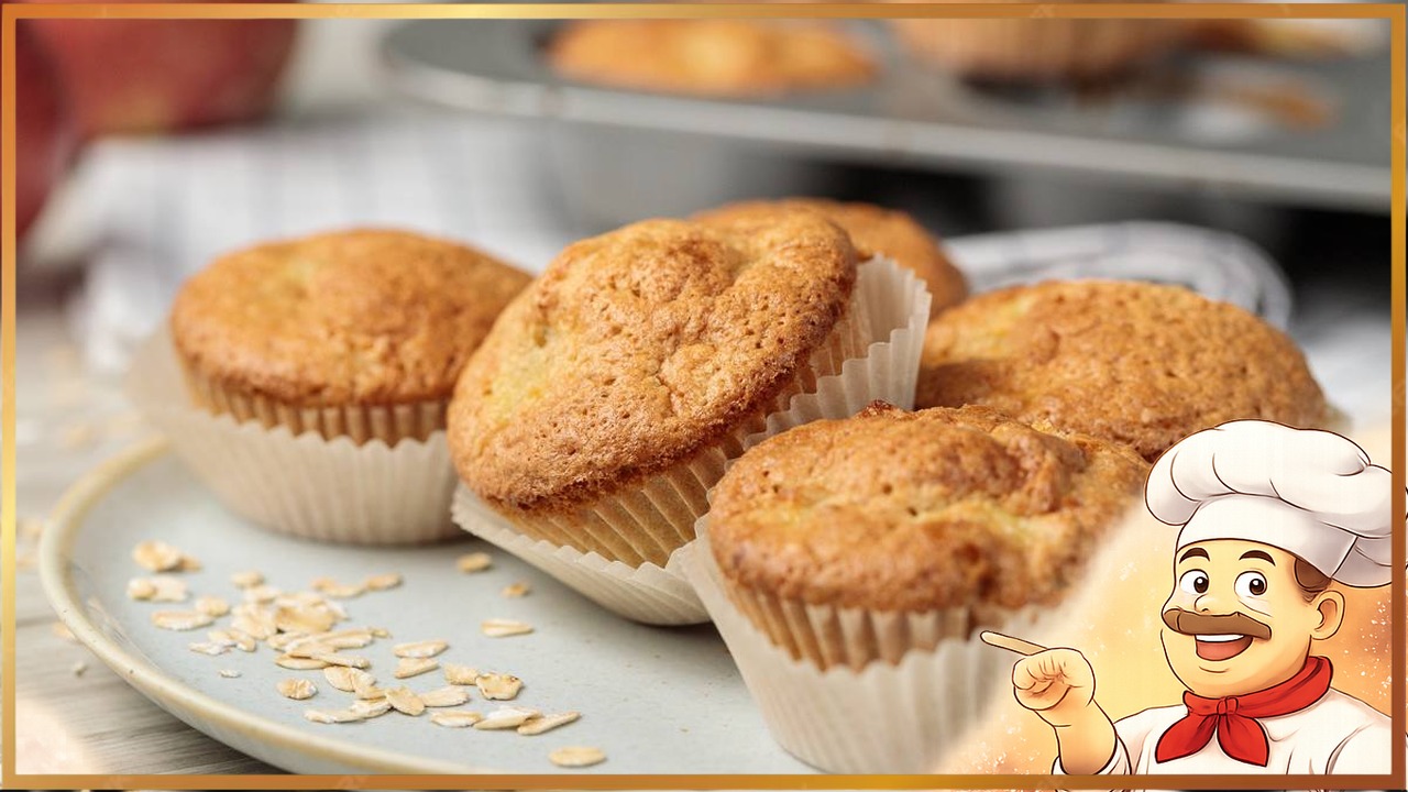 Яблочные маффины с миндалем и кардамоном