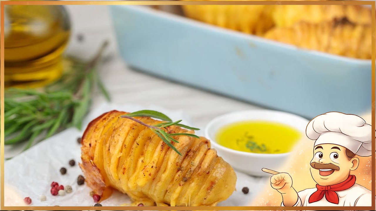 Картошка-гармошка с сыром