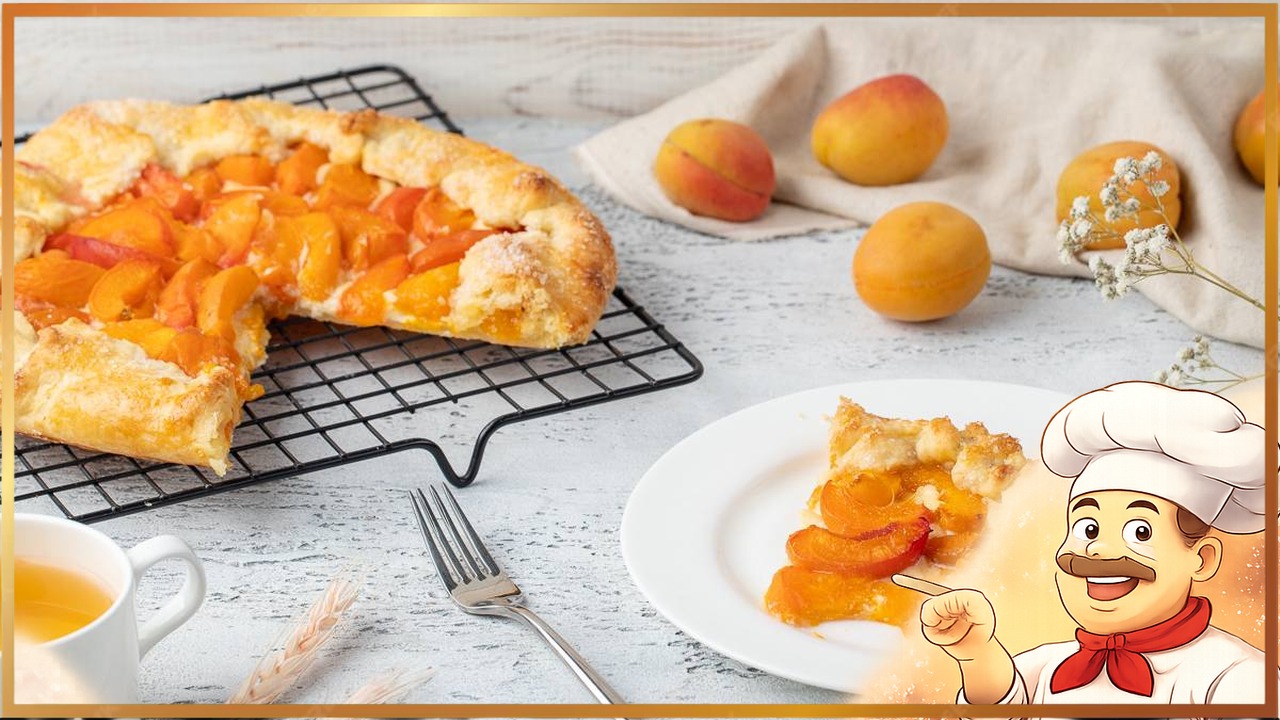 Галета с абрикосами и сливочным сыром