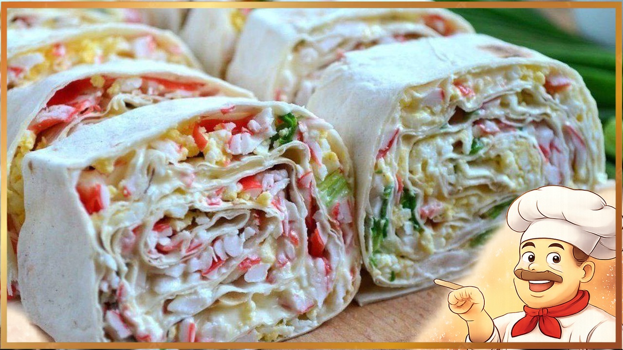 Закуска из лаваша