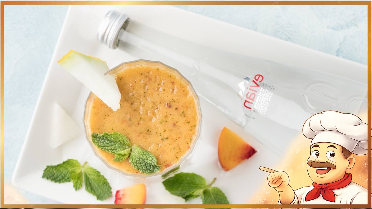 Смузи персик-дыня