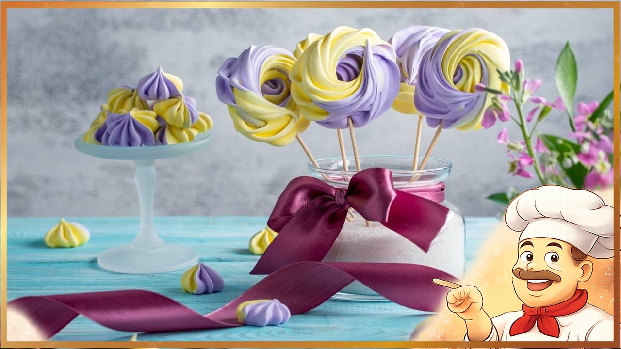 Меренга на палочках